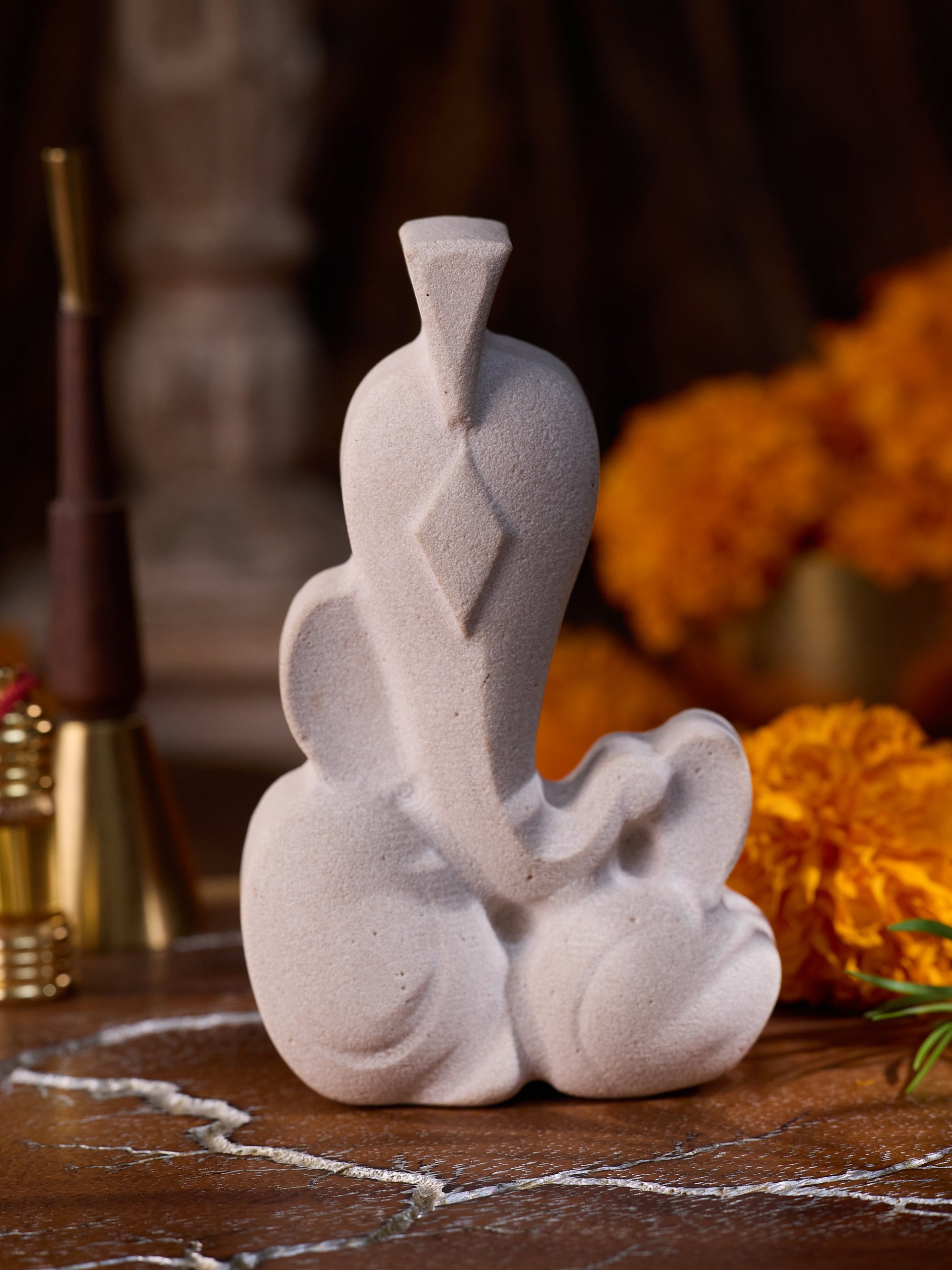 Sandstone Ganesha Sculpture