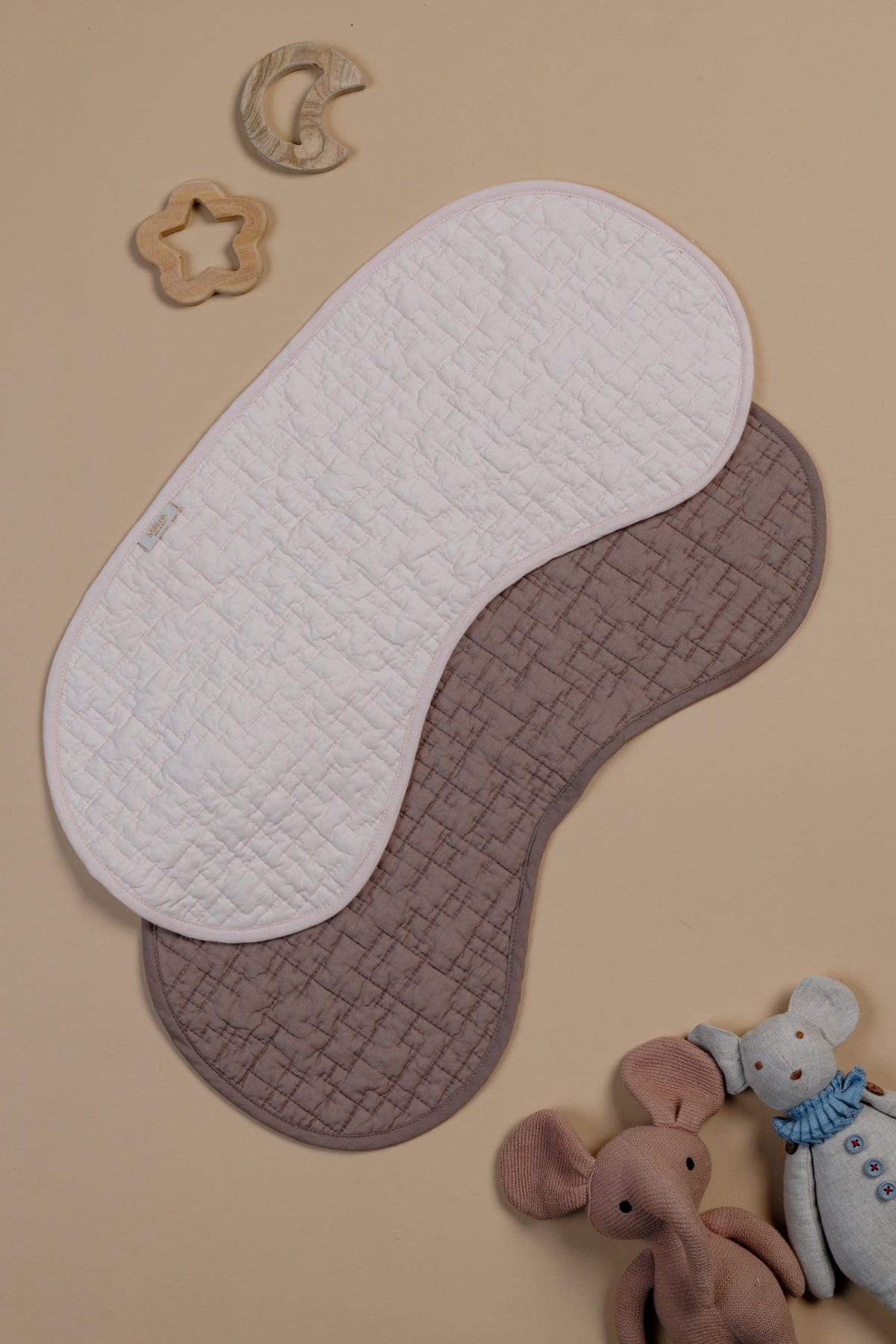 Organic Cotton Burp Cloth  (Pack of 2)