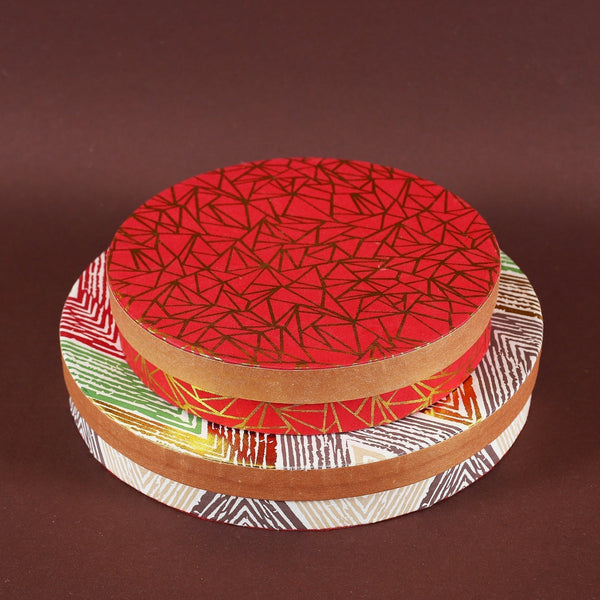 Jashn Round Box (Set of 2)