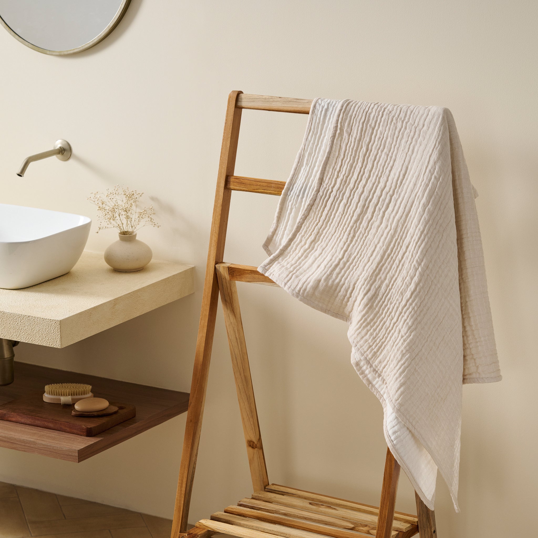 Opal | Cotton | Gauze | Bath Towel