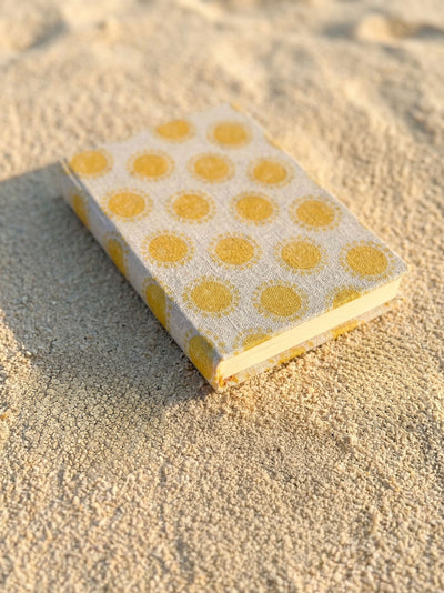 Handcrafted Sustainable A5 Diary Journal Notebook l Handmade Paper l Golden Hour