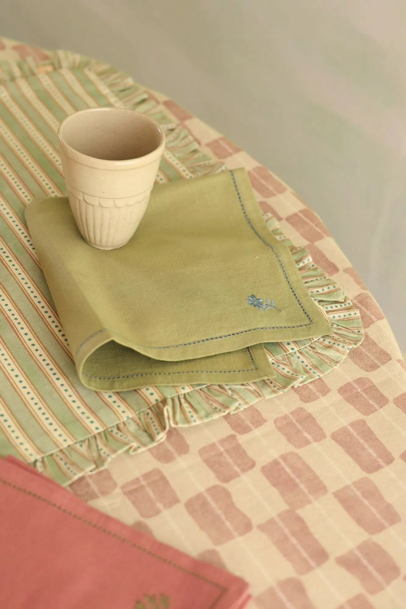 Echo Rose Cotton Table Cover