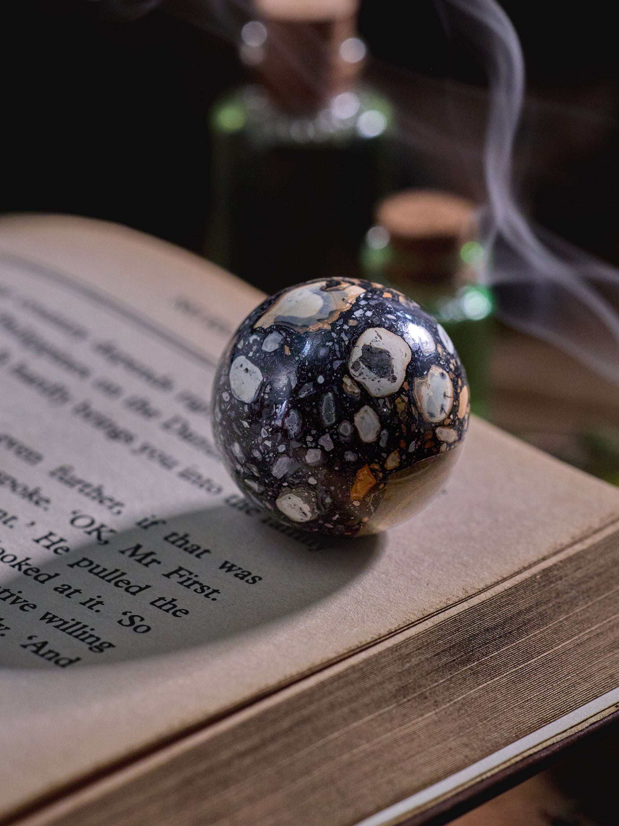 Semi-precious Gemstone - Maligano Jasper Sphere