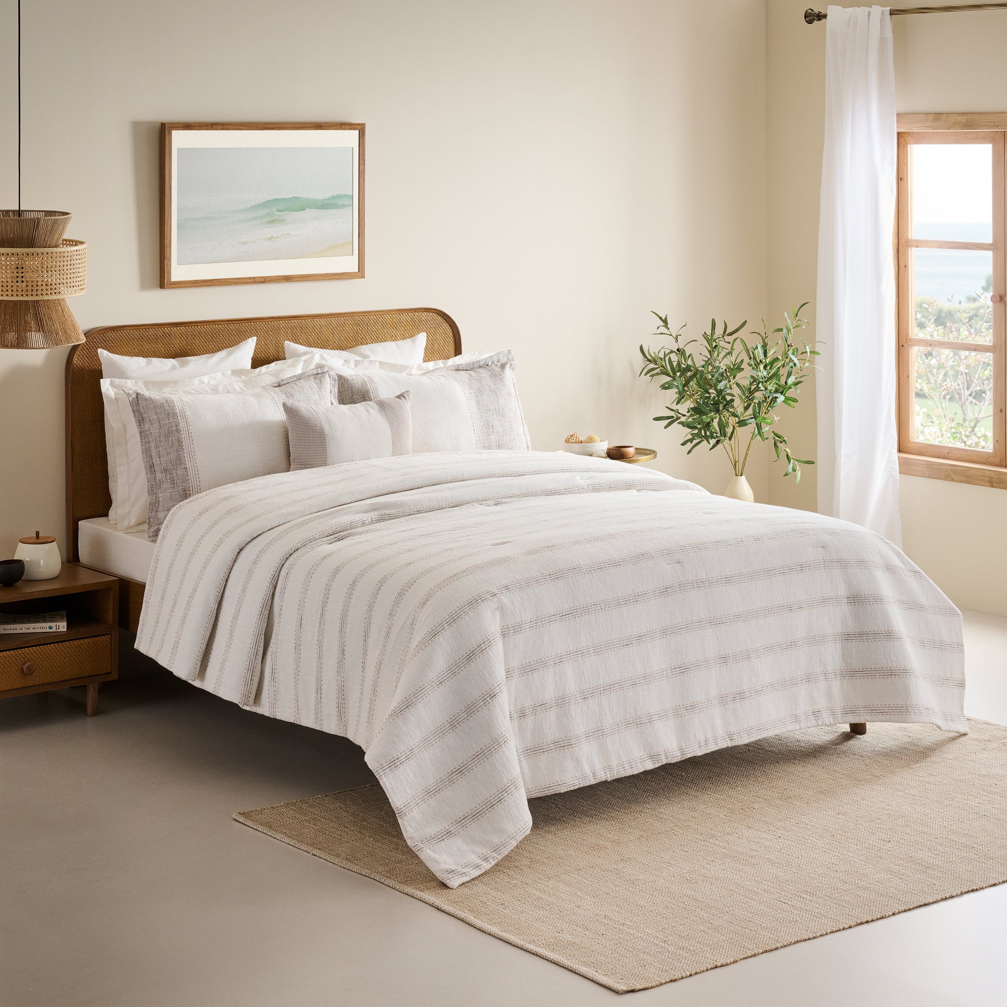 Shoreline | Cotton Bamboo | Slub | Comforter
