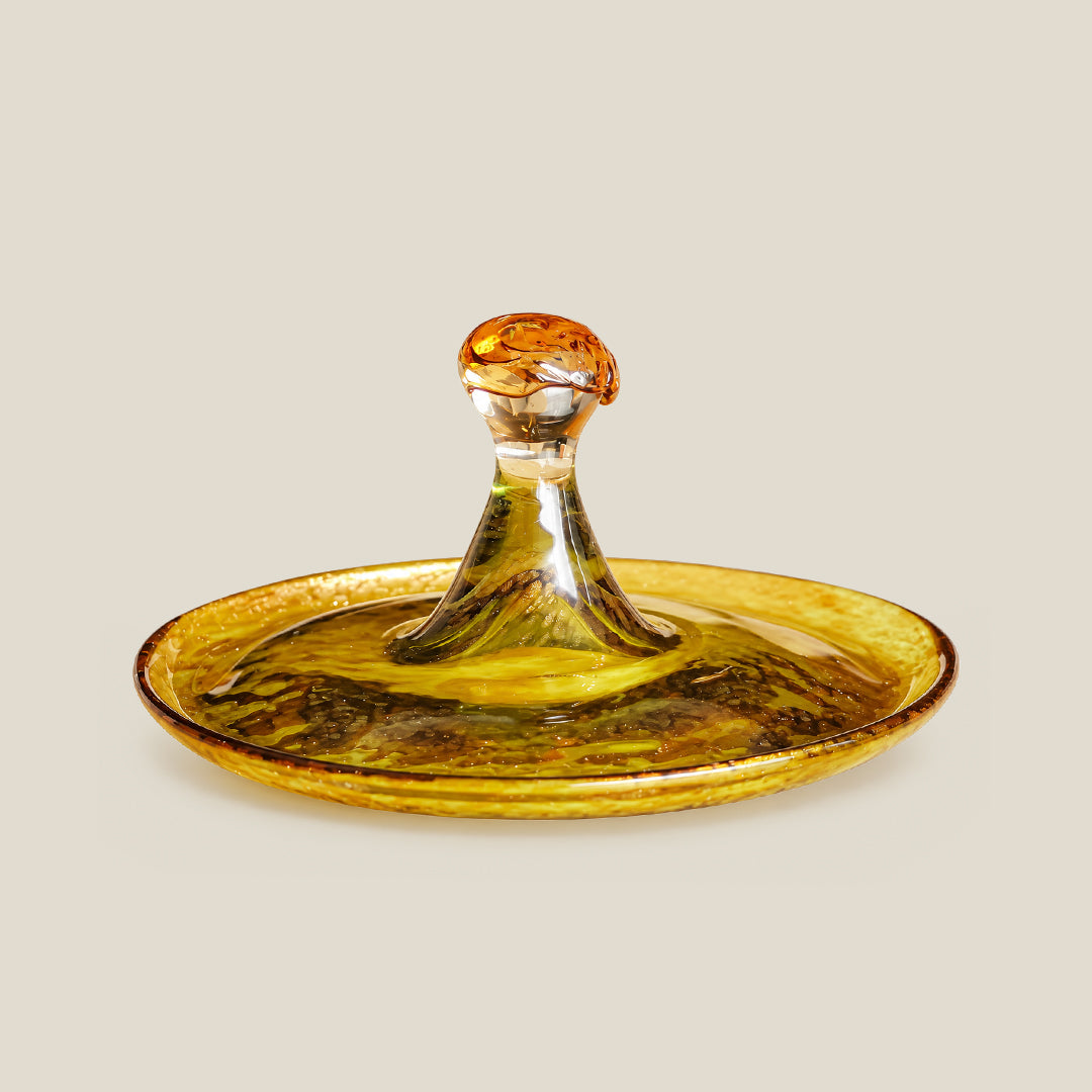 Murano Oro Lava Serving Platter