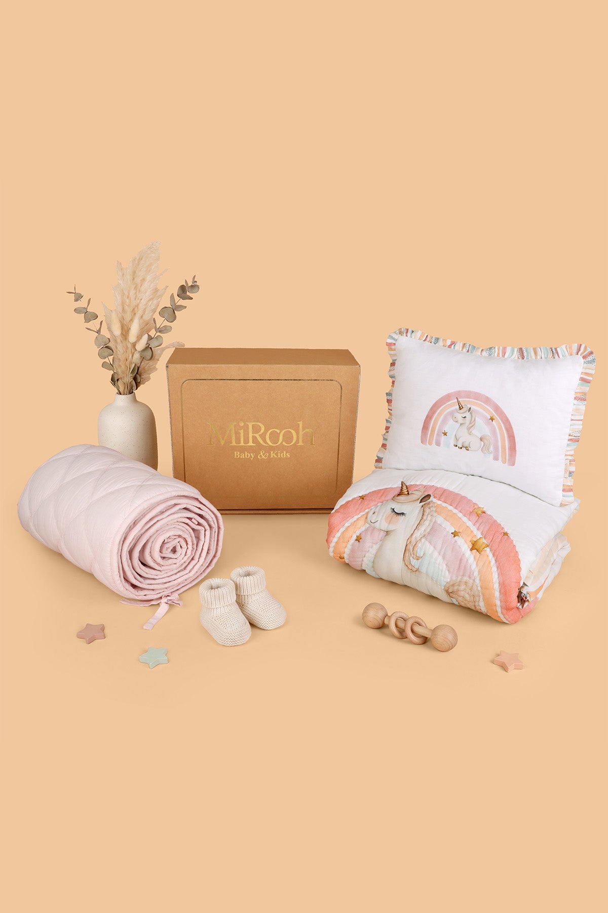 COSMIC CANDY QUILT AND PILLOW GIFT SET WITH BUMPER