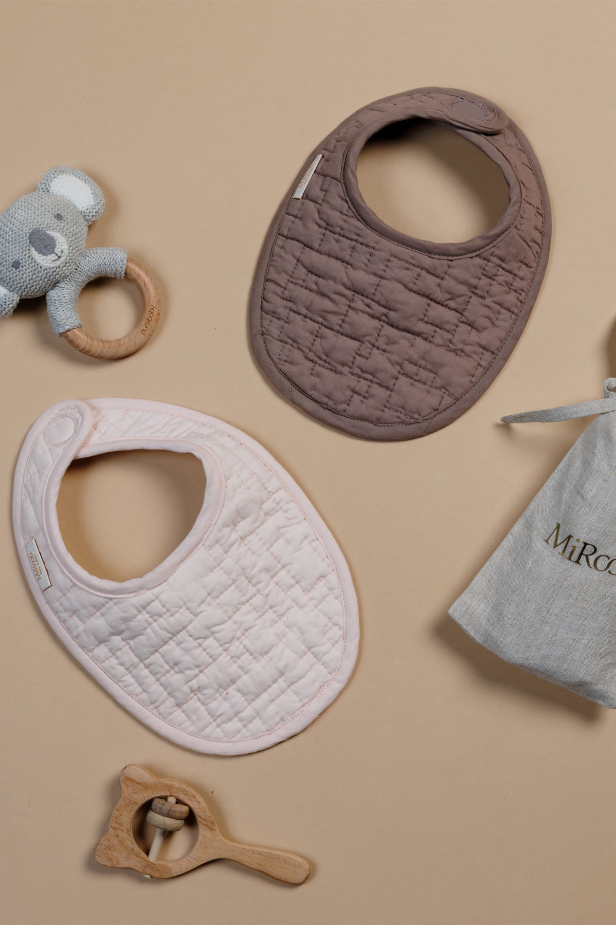 Organic Cotton Toddler Bib (Pack of 2)