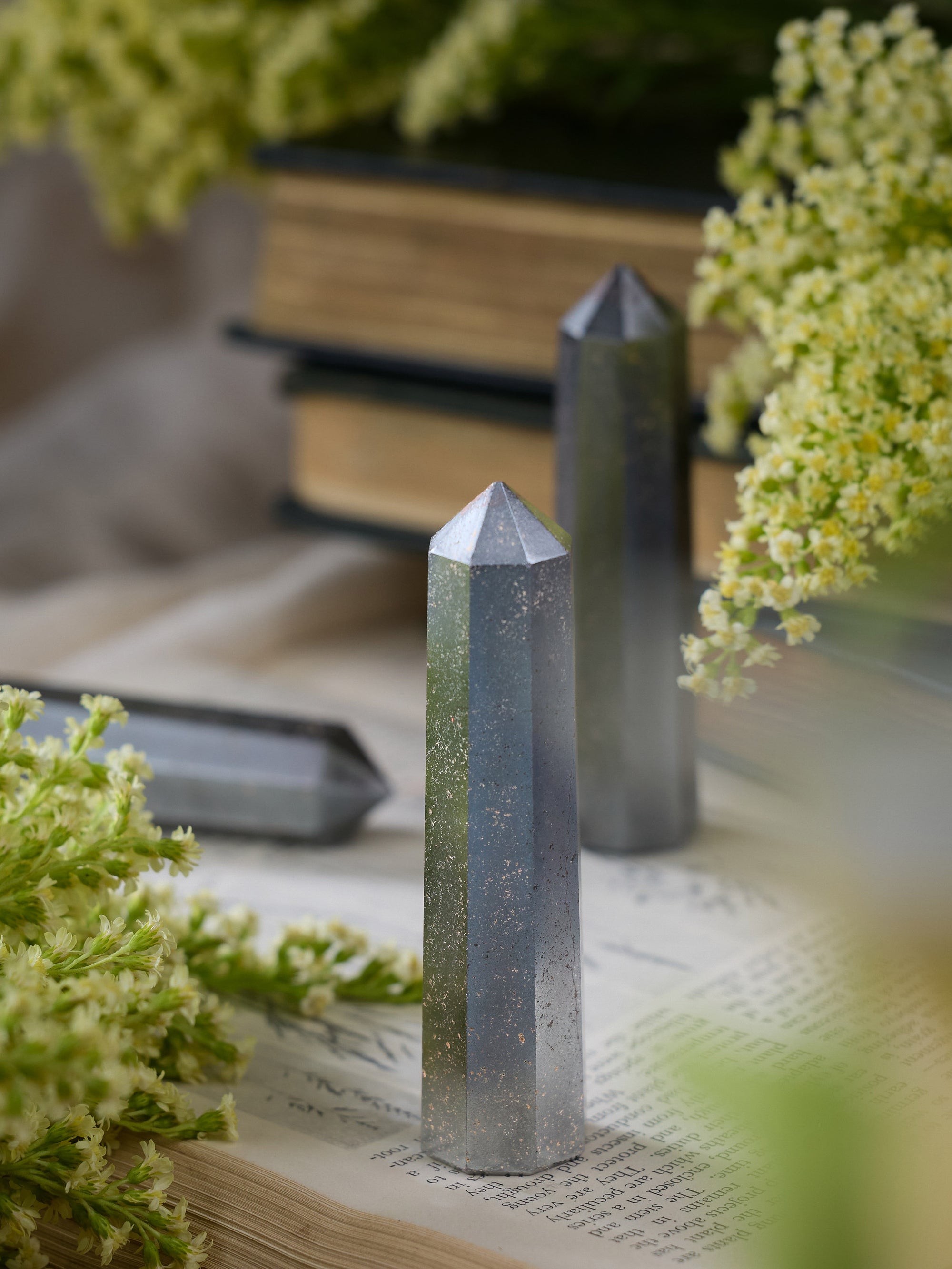 Semi-precious Gemstone - Pyrite Tower