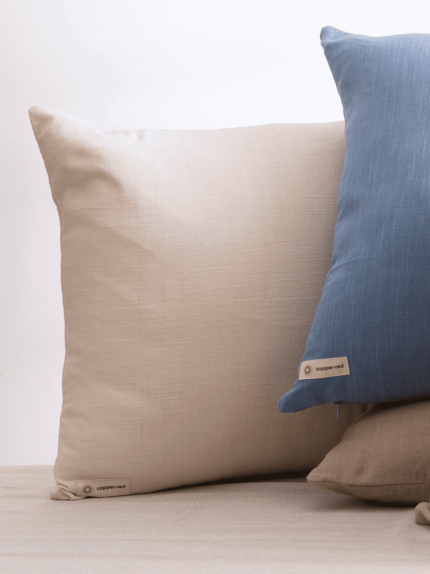 Niseko White Cotton Cushion Cover