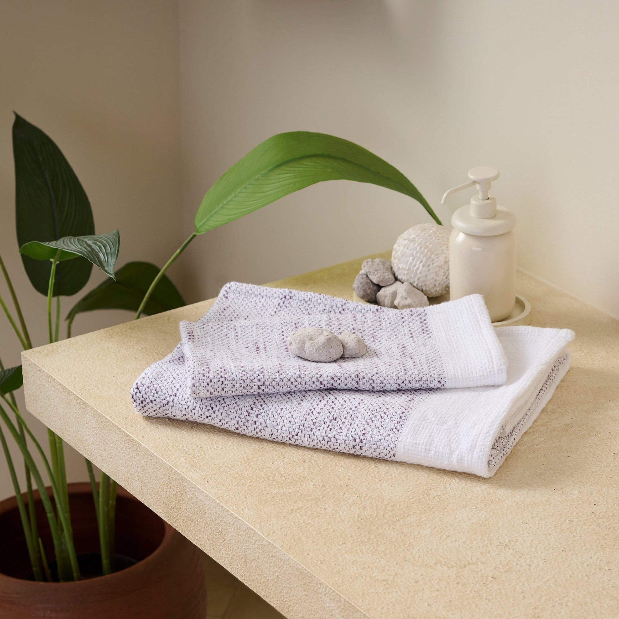 Lattice | Cotton | Slub | Bath Set