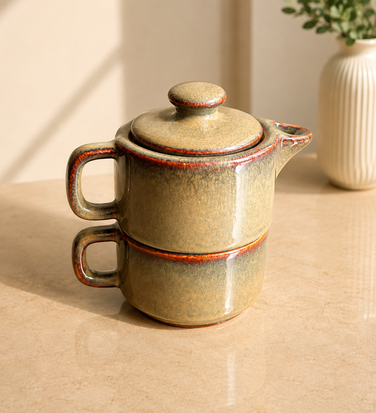 Chai Royale Tea Kettle & Mug Gift Set – Festive Diwali Gift - https://artecasa.in/
