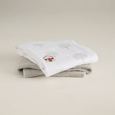 Little Cottage | Cotton Gauze | Bath Set