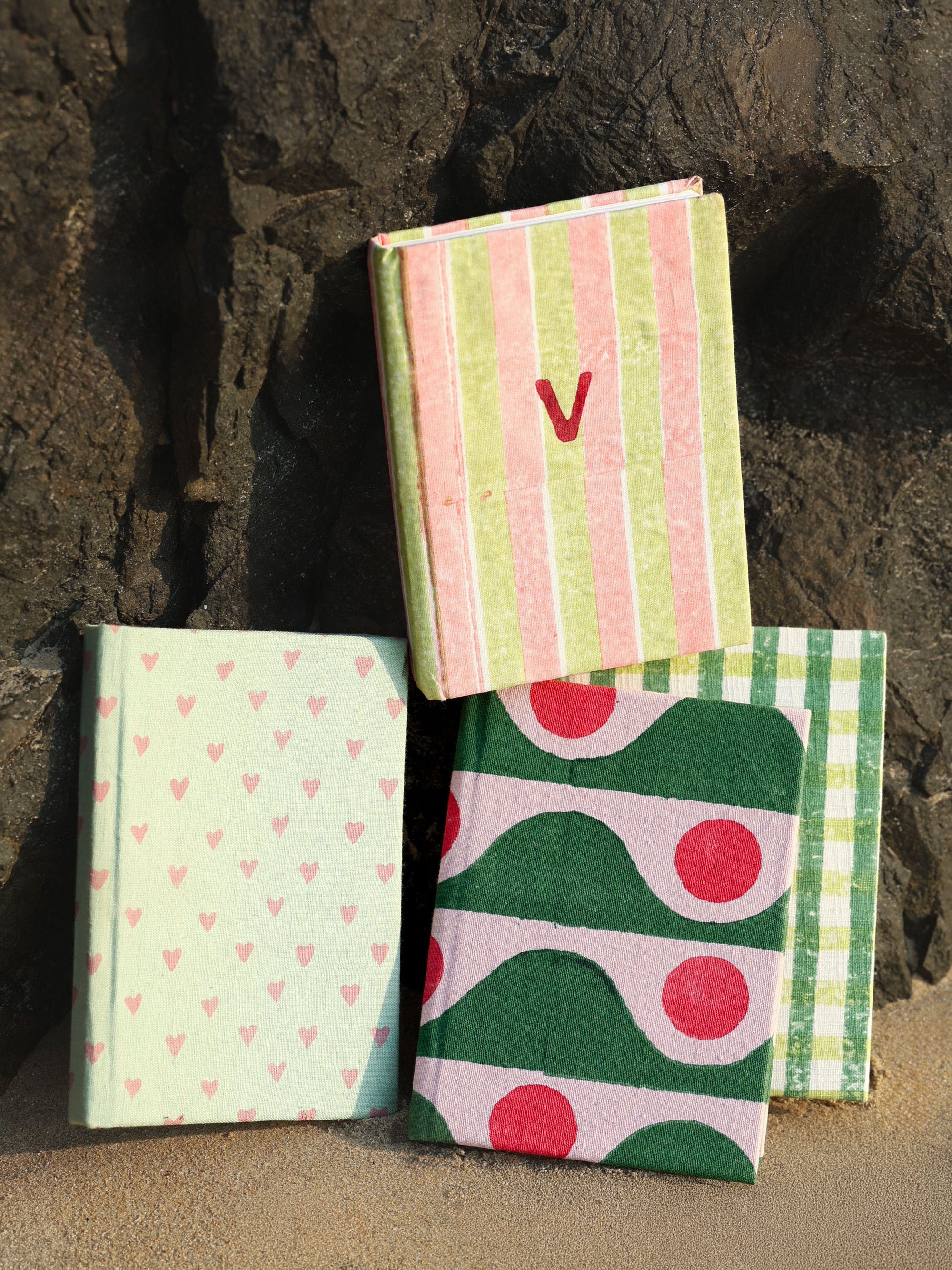 Handcrafted Customised A5 Diary Journal Notebook l Handmade Paper l Your Letter Candy