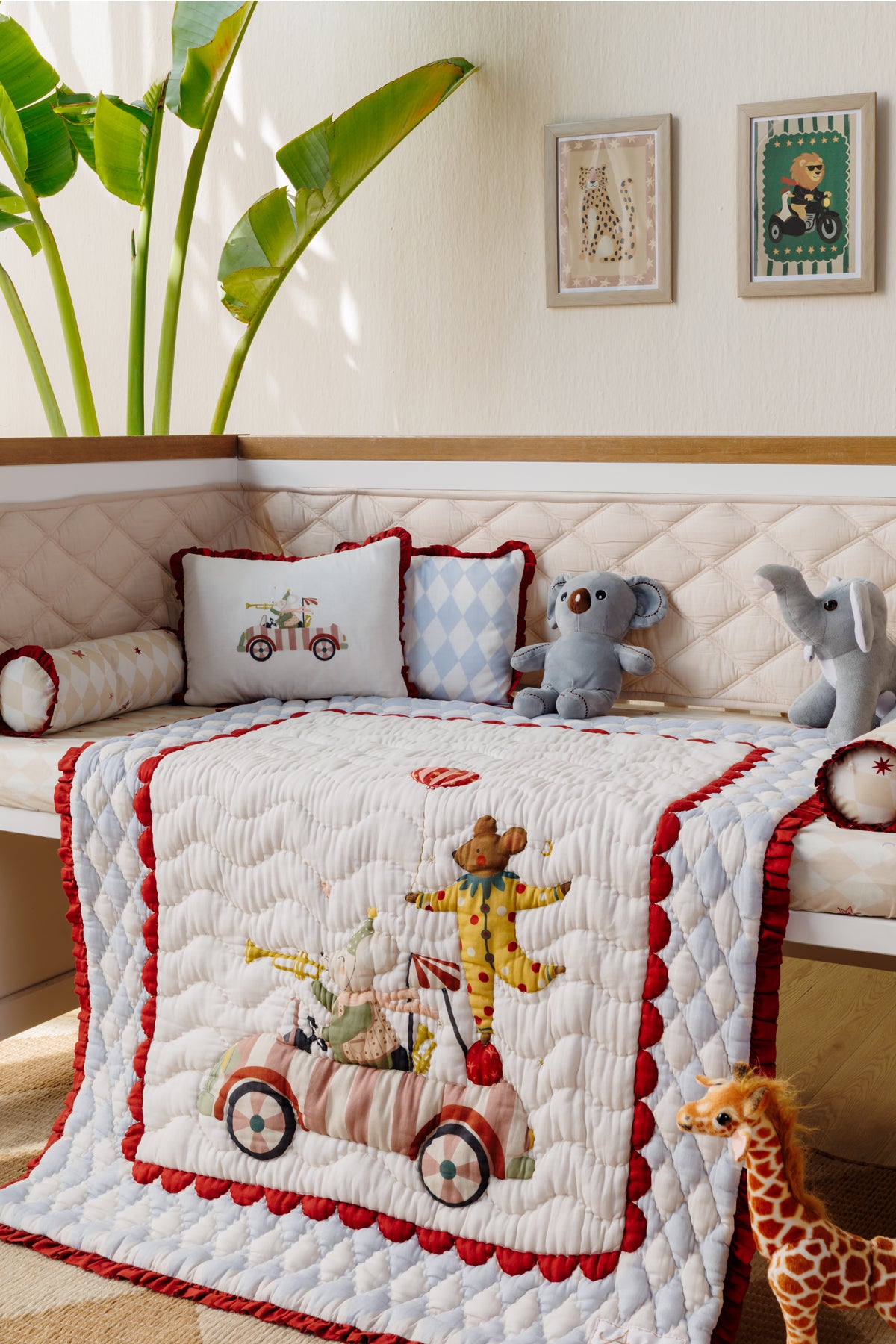 Petite Parade Baby Quilt and Pillow Gift Set