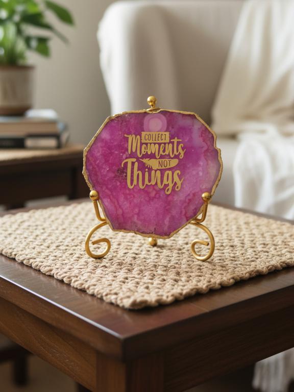 Natural Agate Stone Showpiece | Collect Moments