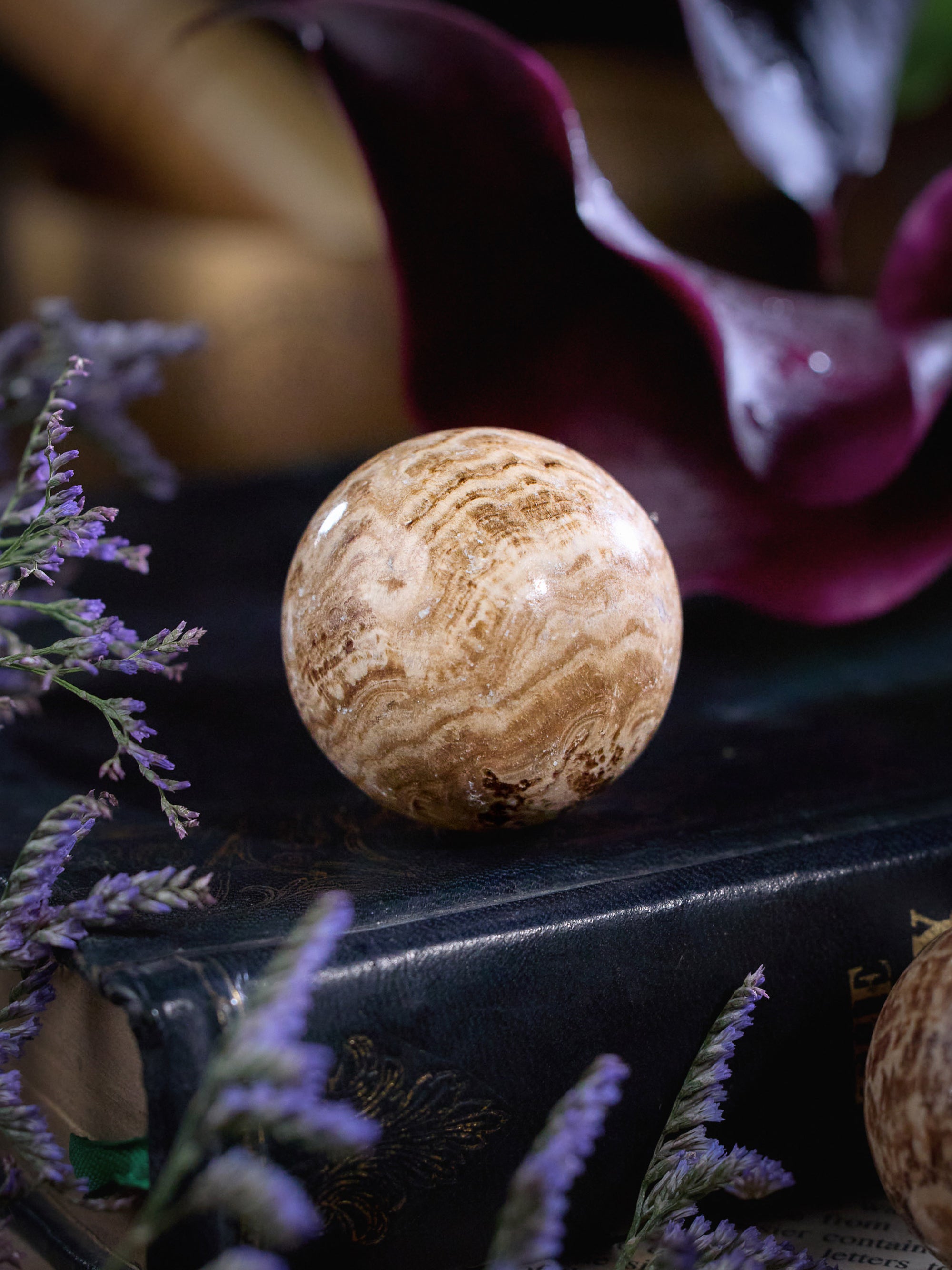 Semi-precious Gemstone - Aragonite Sphere