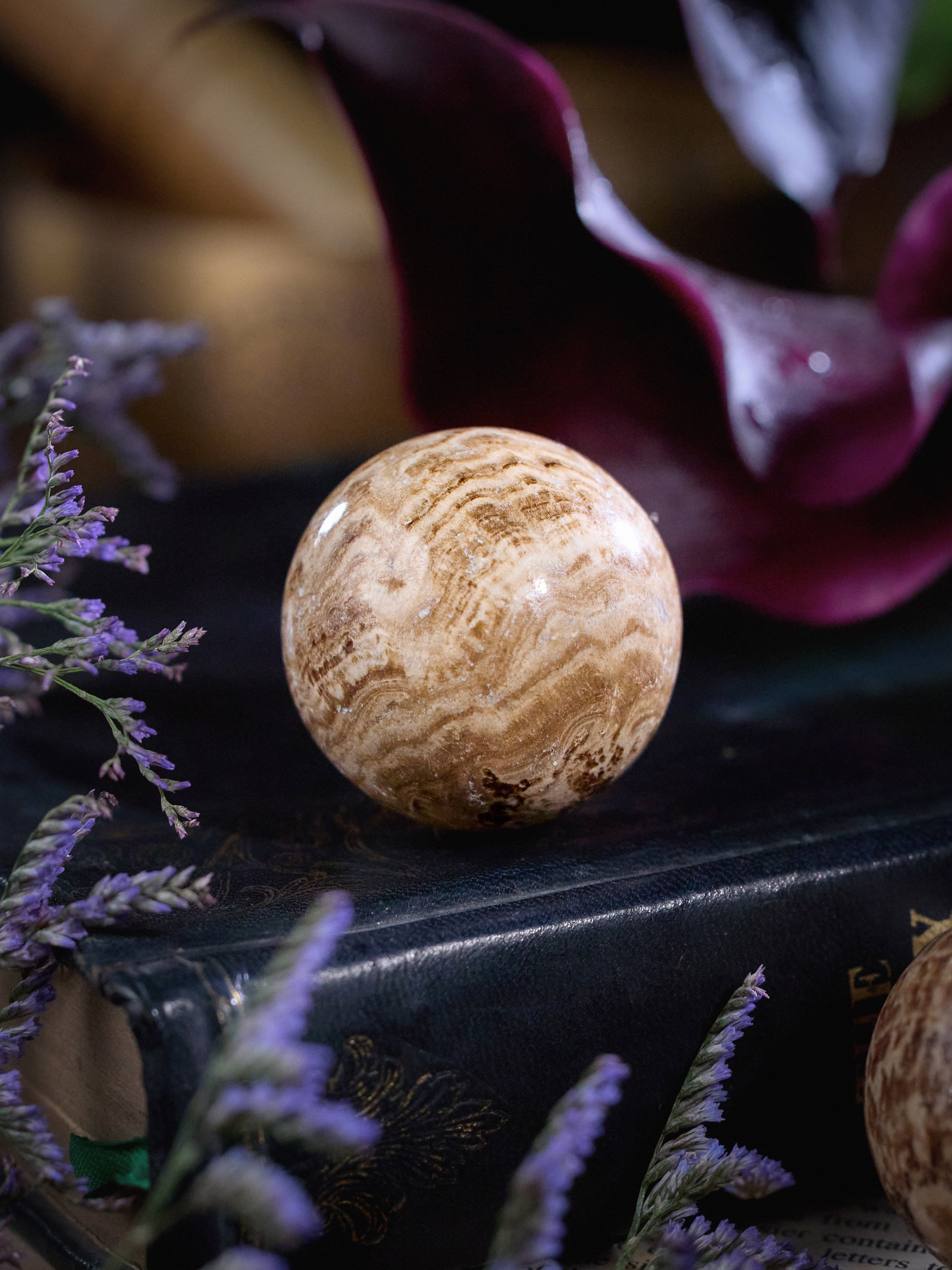 Semi-precious Gemstone - Aragonite Sphere - Product Image 
