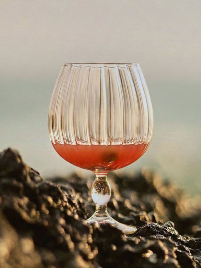 Royal Chalice Fluted Goblet Glass | 600 ml