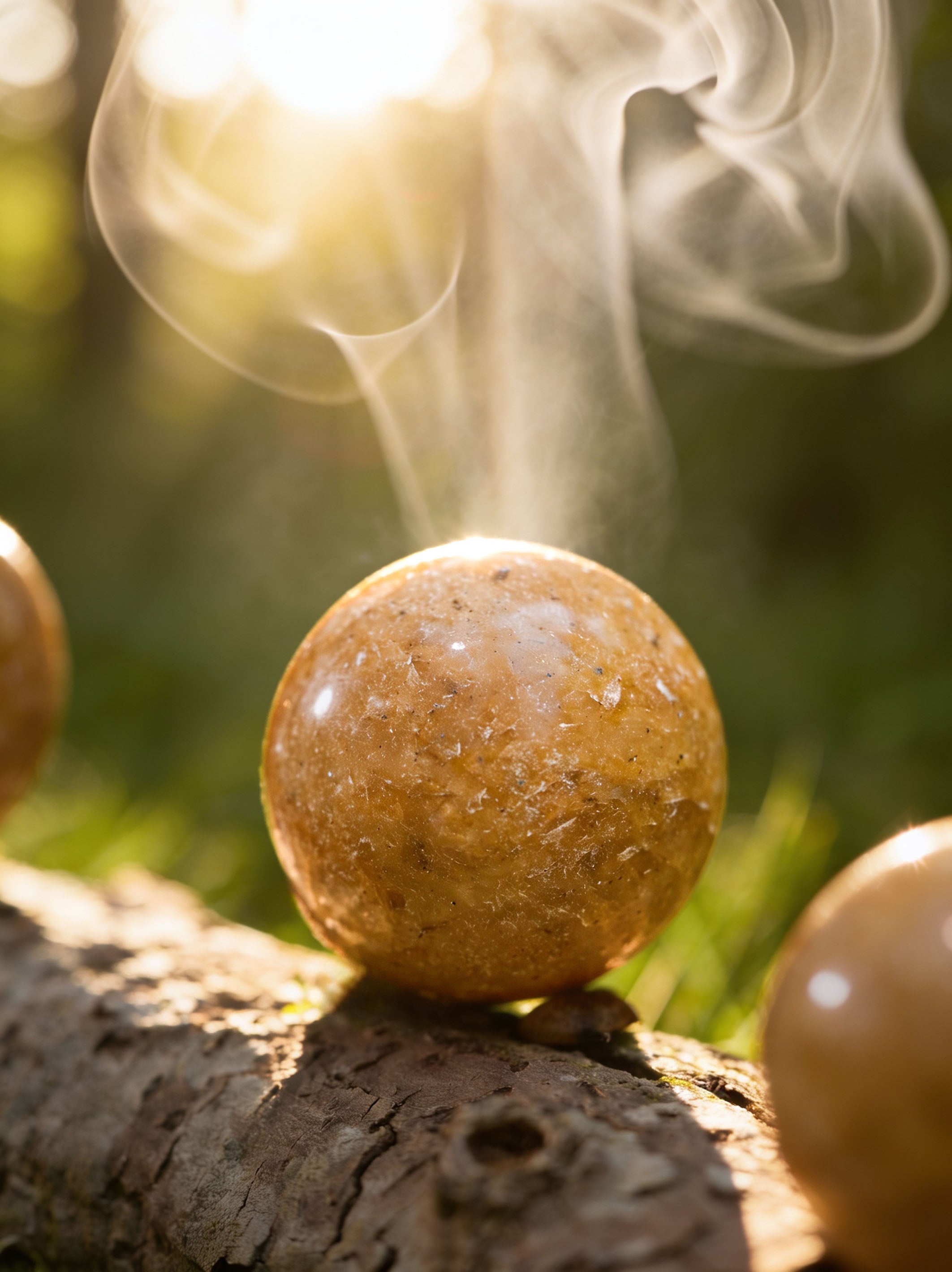 Semi-precious Gemstone - Gold Quartz Sphere