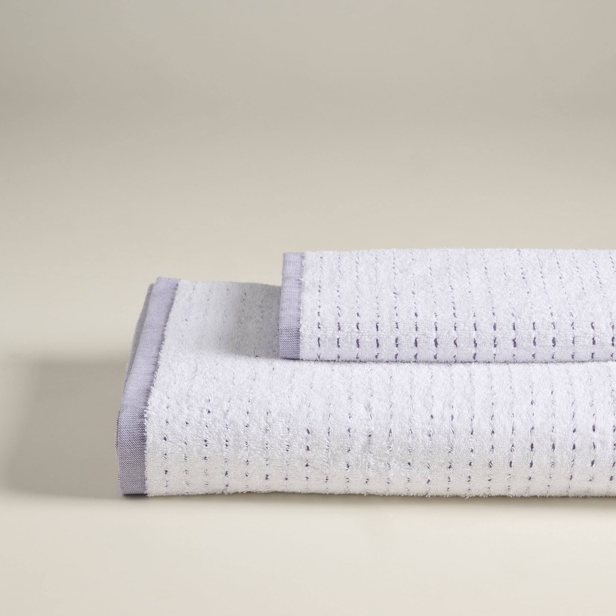 Drizzle | Cotton | Dobby Stripe Terry | Bath Set - Product Image 