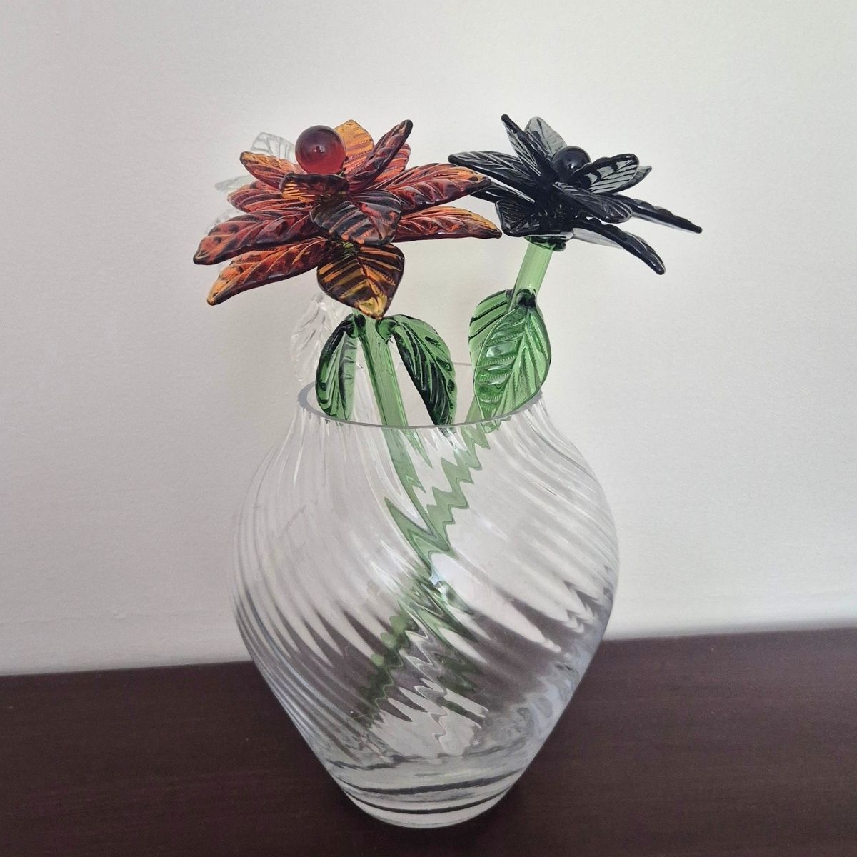 Glass Sunflower Stem- Helianthus Nebula