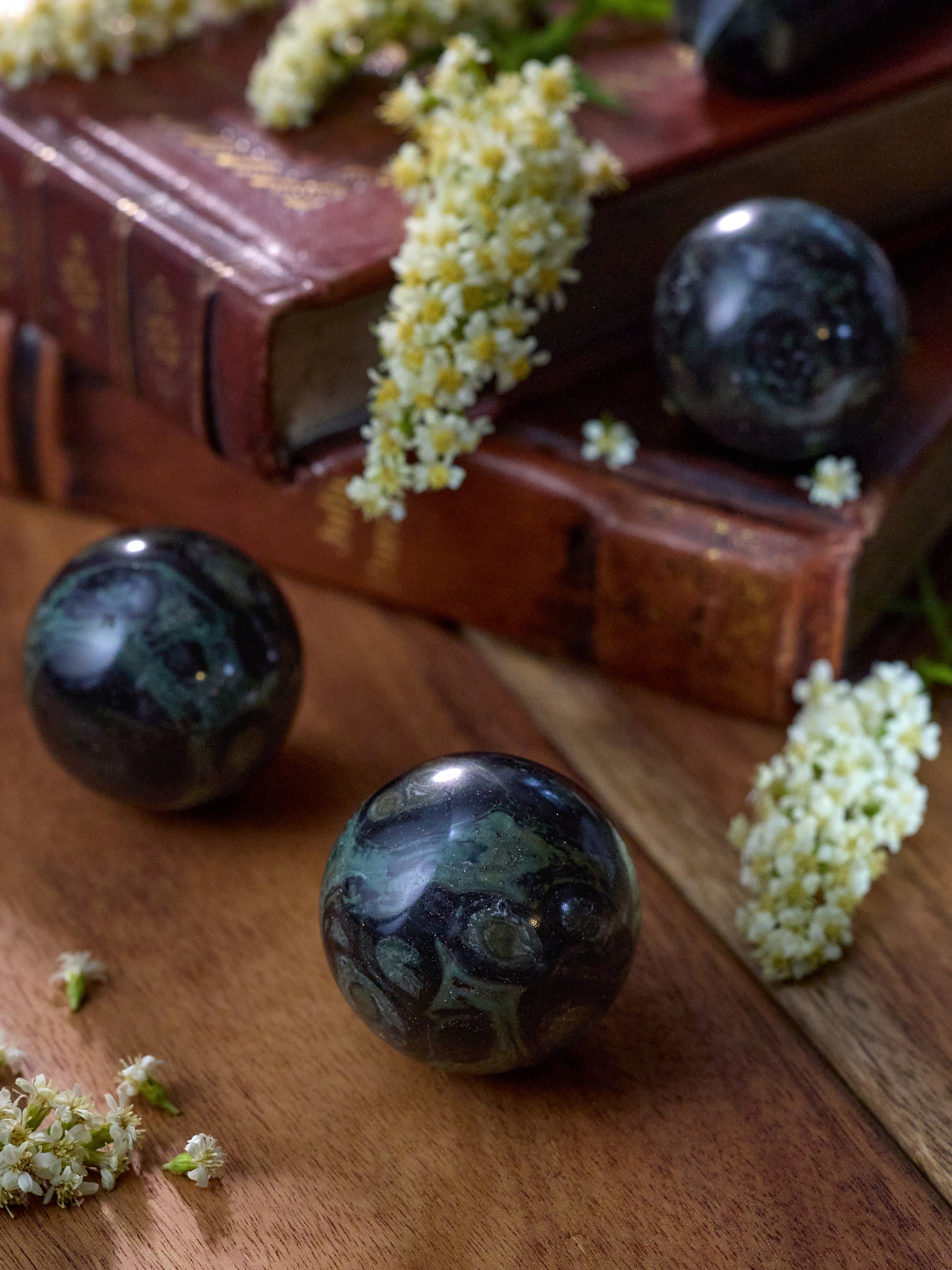 Semi-precious Gemstone - Kambaba Jasper Sphere