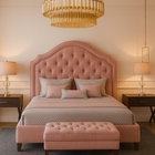 Sabrina Velvet Bed