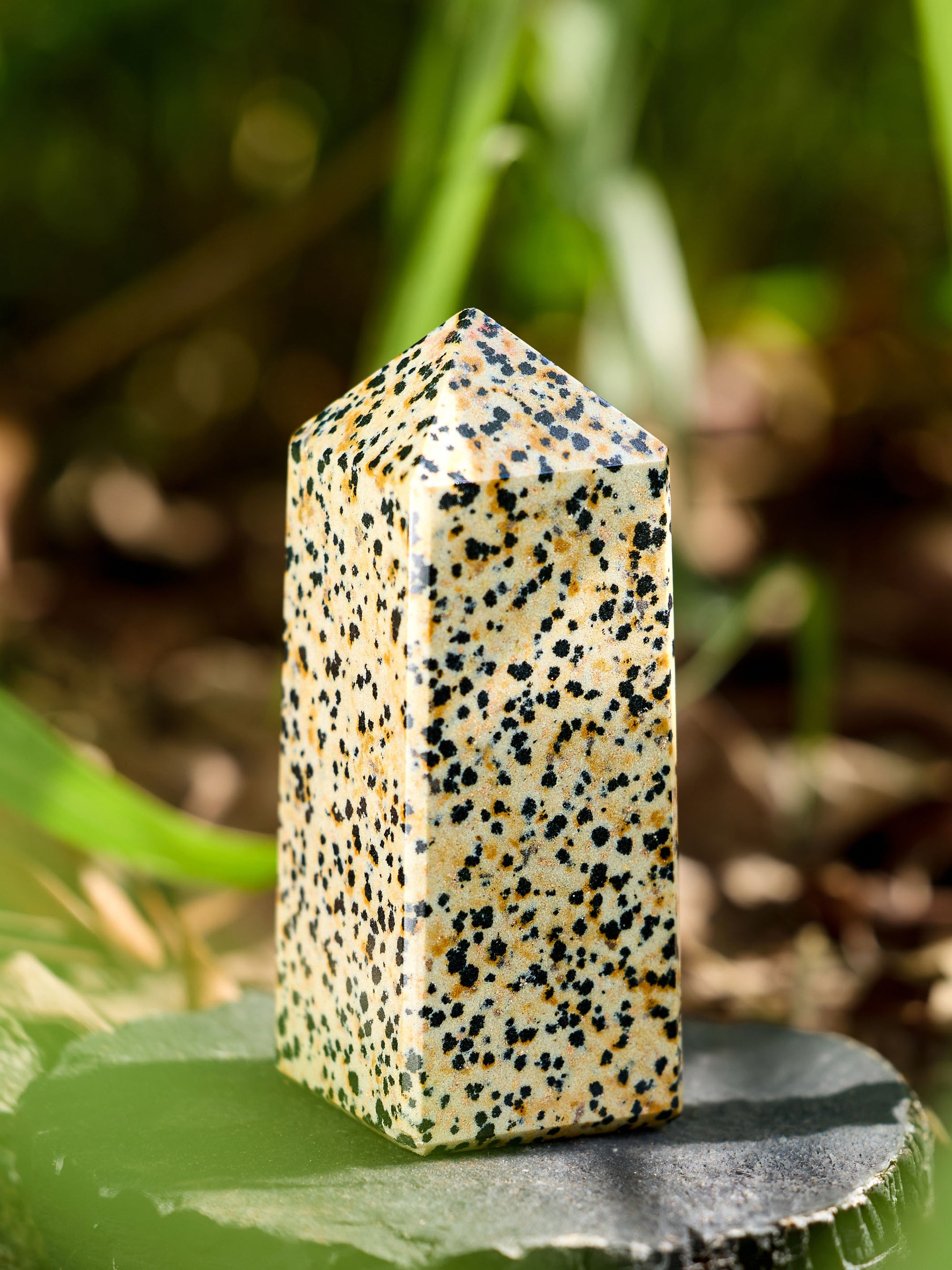 Semi-precious Gemstone - Dalmatian Tower