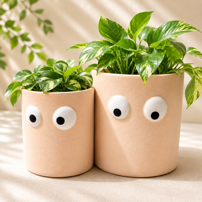 Peach Muse Face Planter Set of 2 - https://artecasa.in/