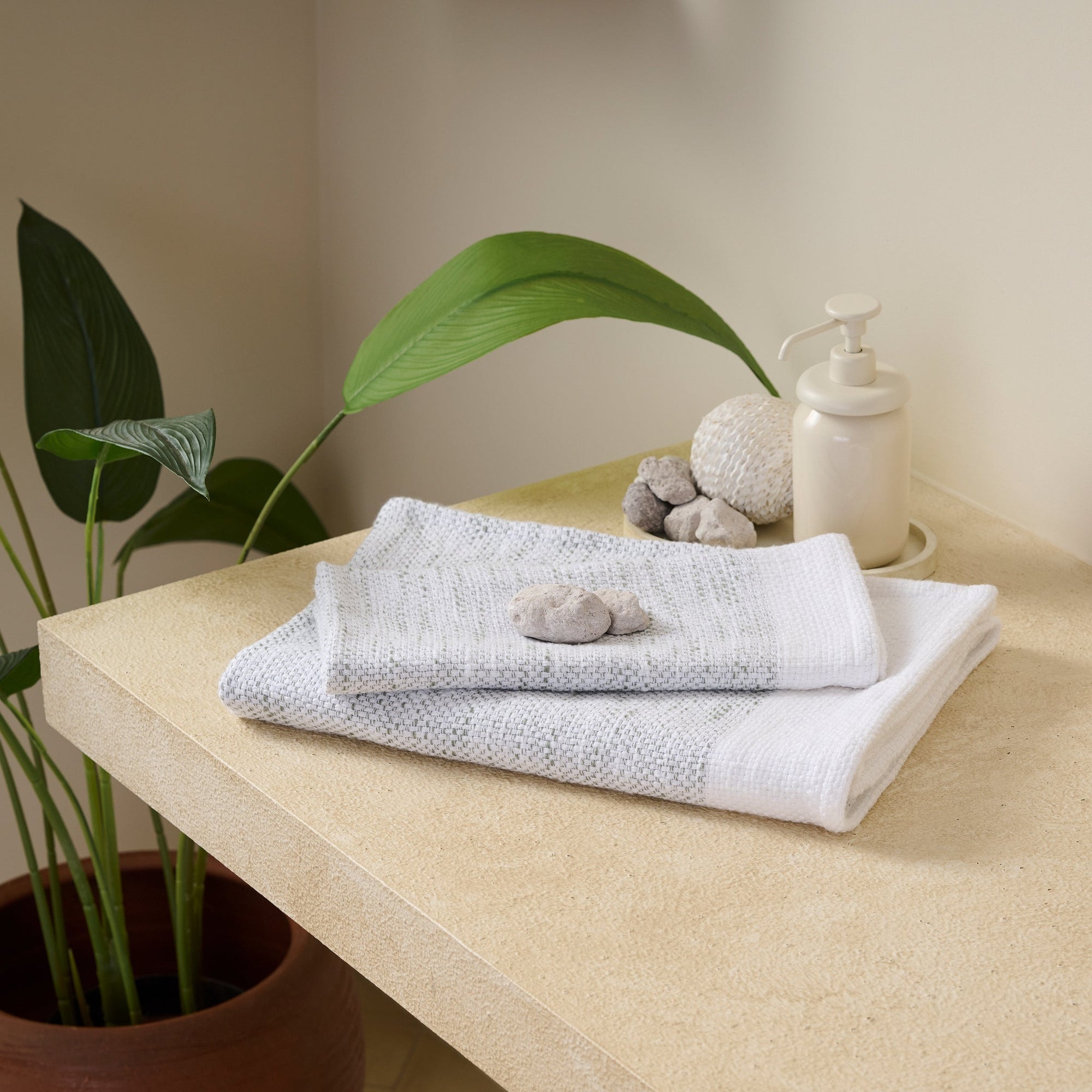 Lattice | Cotton | Slub | Bath Set