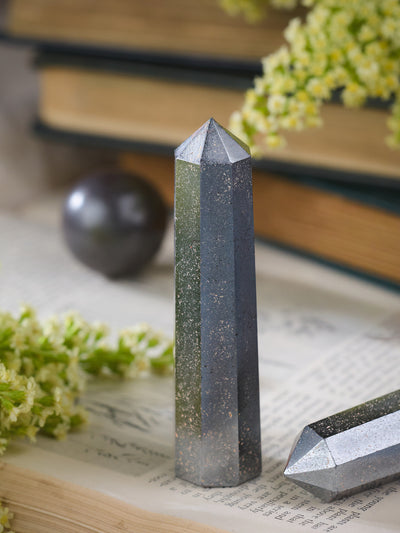 Semi-precious Gemstone - Pyrite Tower