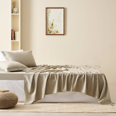 Fresh Eucalyptus | Cotton Bamboo | Chambray | Bedsheet