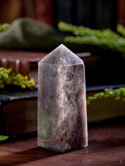 Semi-precious Stone - Smoky Quartz Tower (Dark)