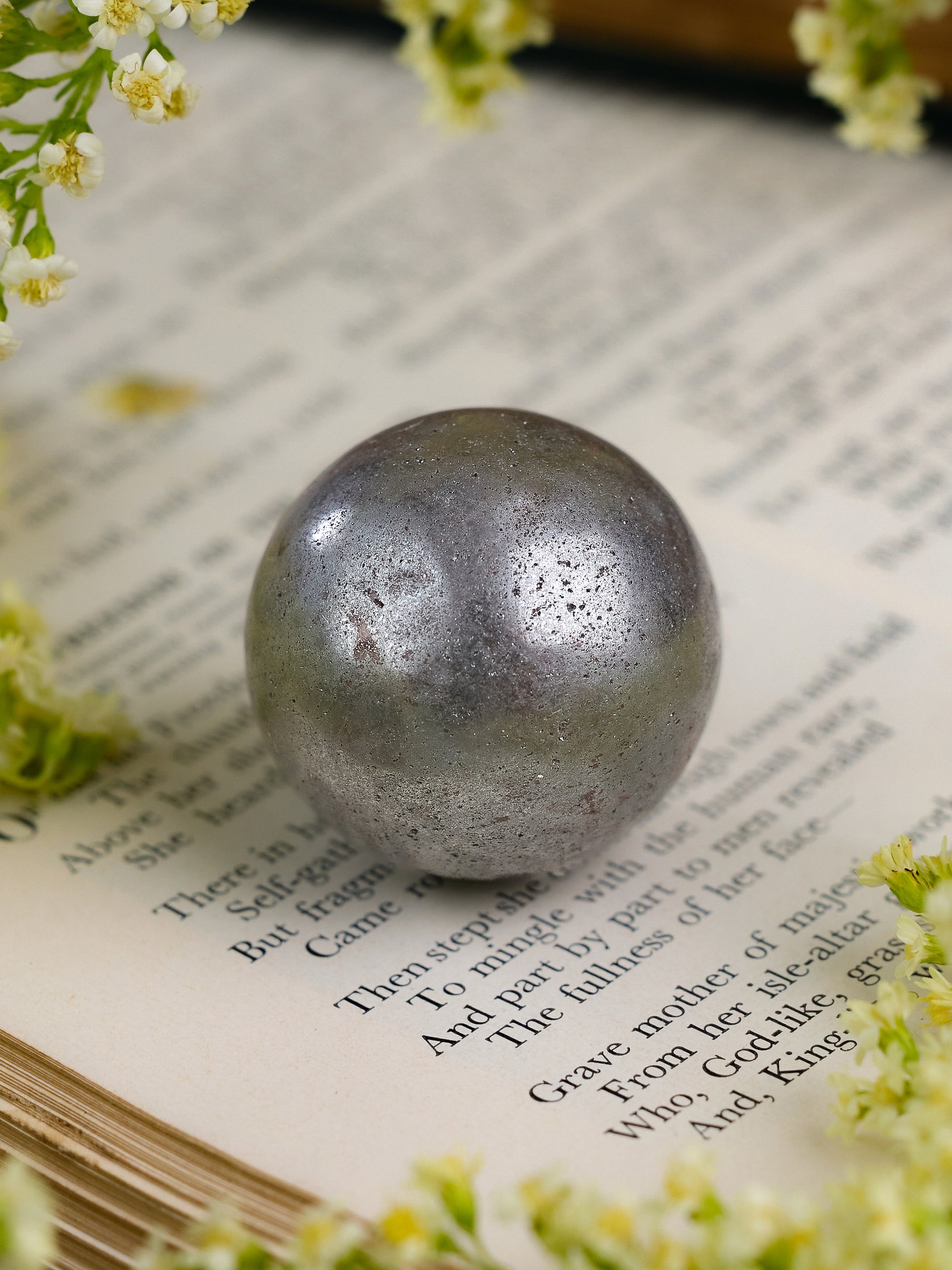 Semi-precious Gemstone - Pyrite Sphere