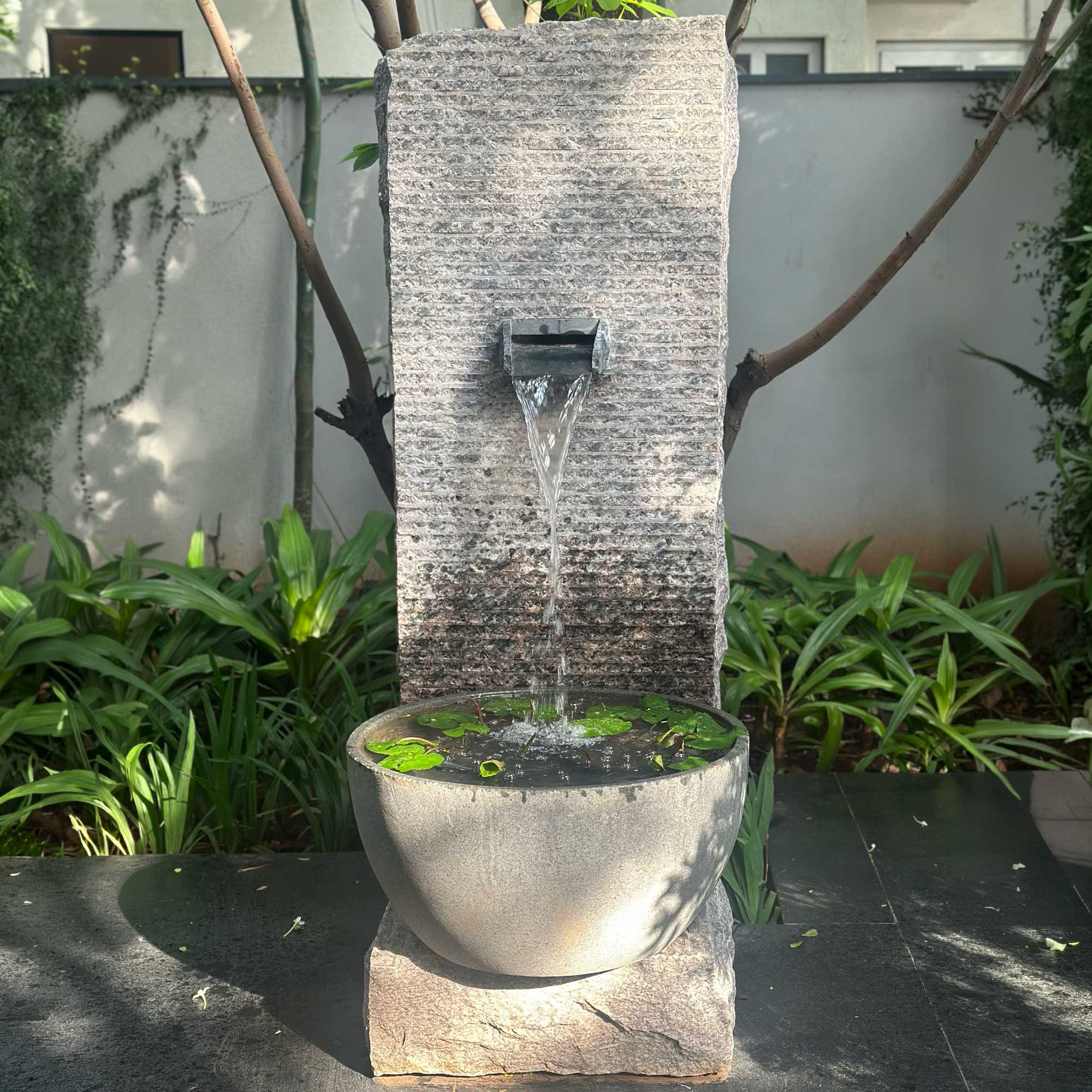 Ridged Water Fountain