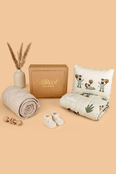 ZIG-ZAG ADVENTURES QUILT AND PILLOW GIFT SET WITH BUMPER