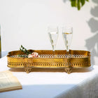 Victorian Rectangular Tray Gold