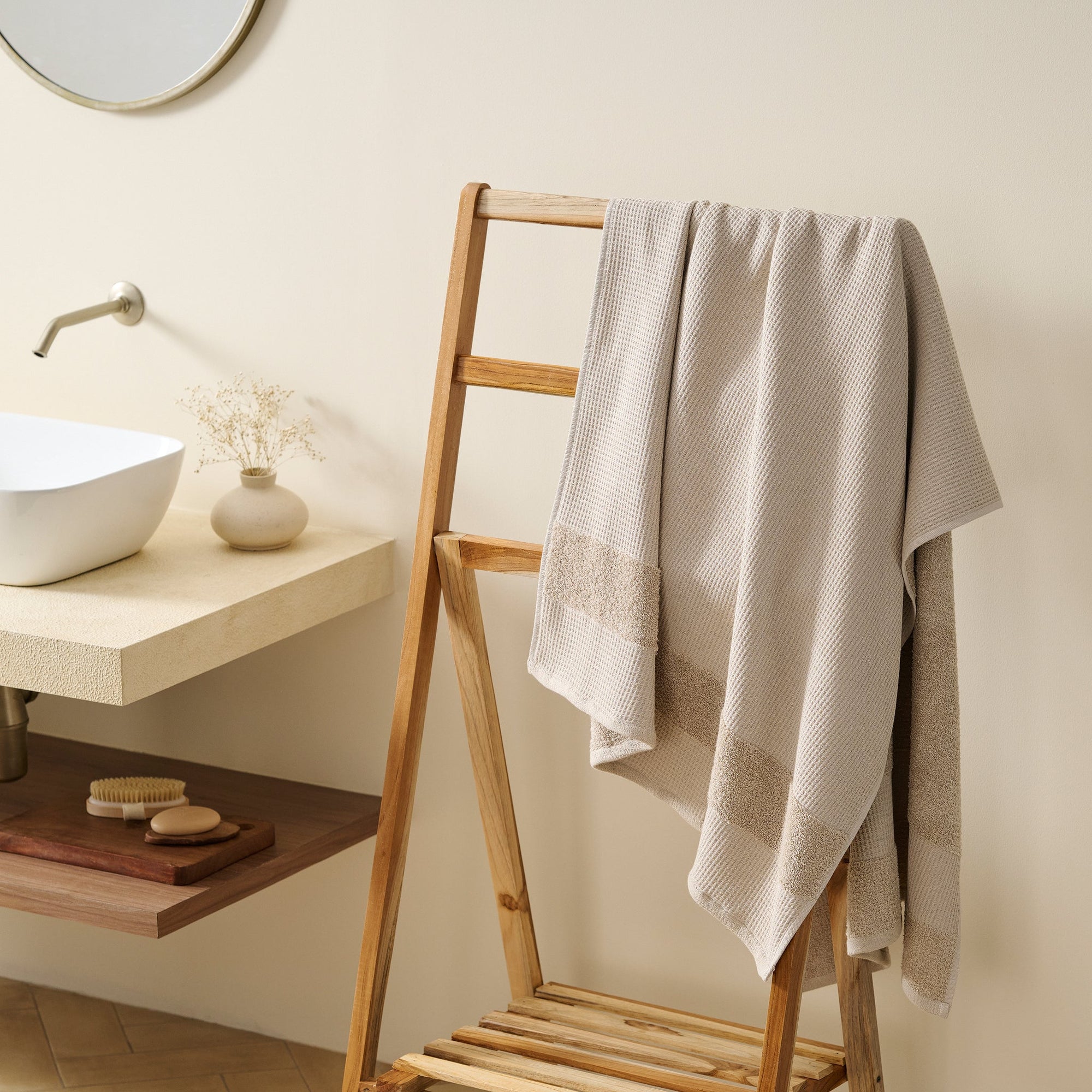 Pocket Square | Cotton | Waffle Terry | Bath Towel