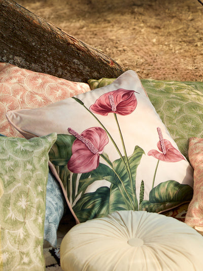 Pankhuri - Multicolor Velvet Cushion Cover