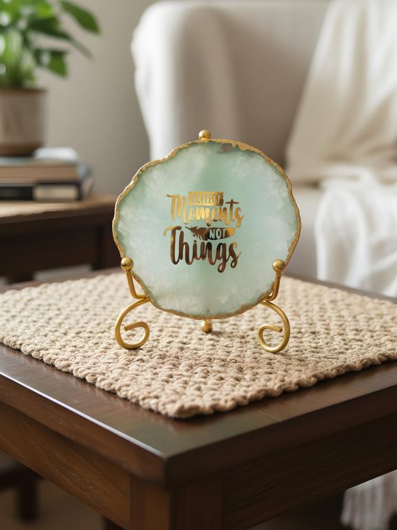 Natural Agate Stone Showpiece | Collect Moments