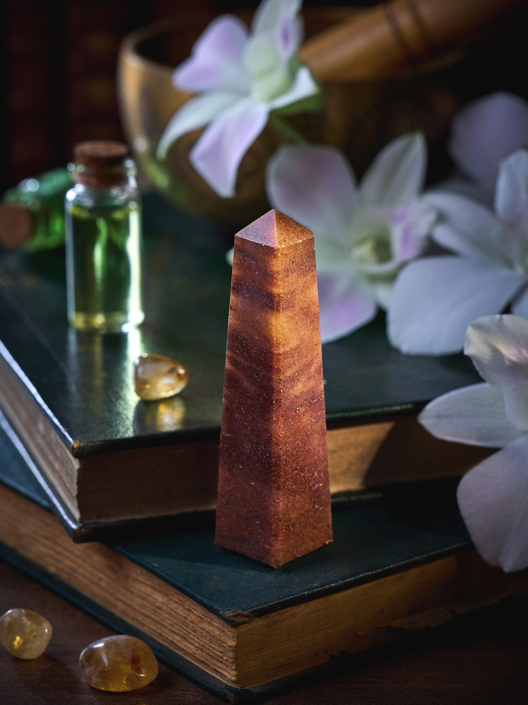 Semi-precious Gemstone - Brown Jasper Tower