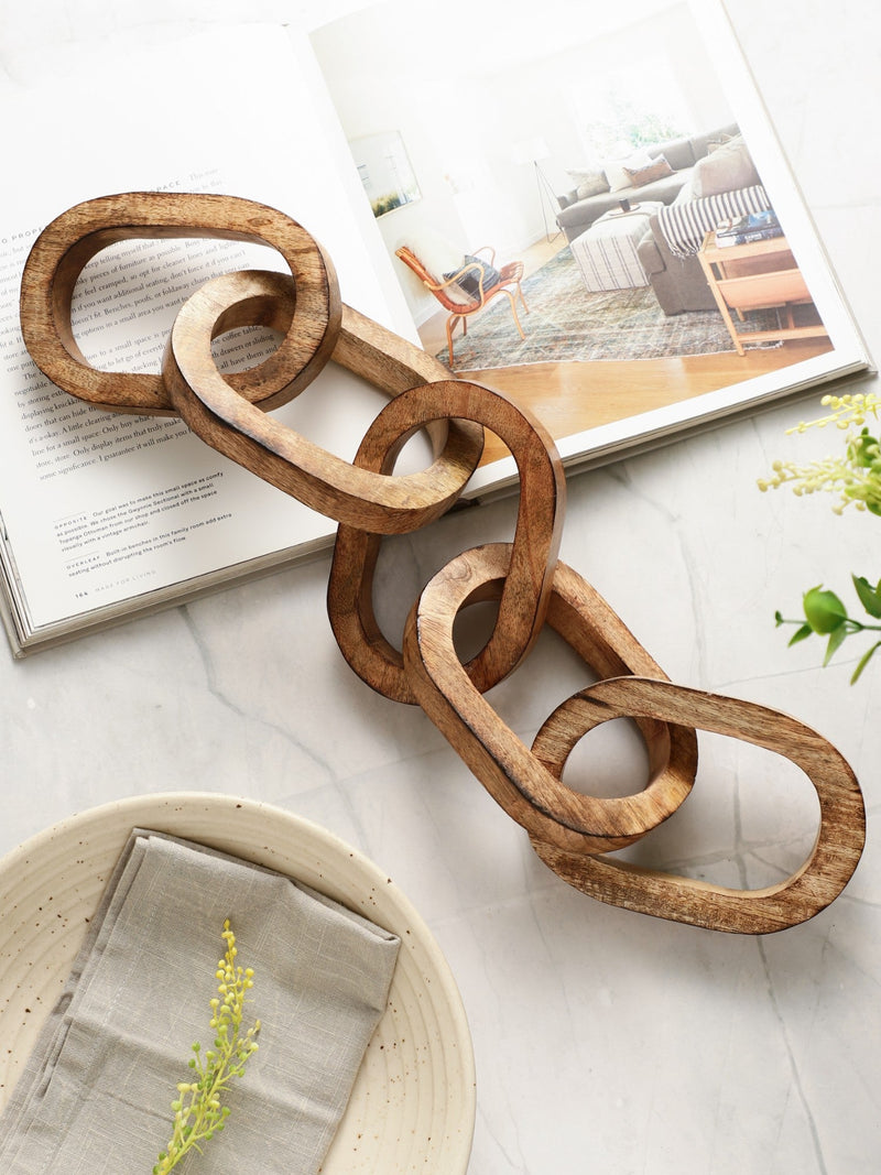 Wooden Chain (5 Knots)