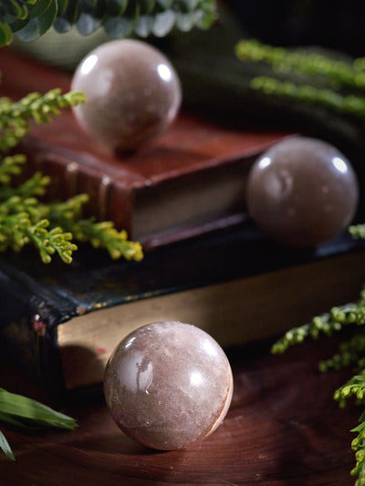 Semi-precious Stone - Smoky Quartz Sphere (Dark)