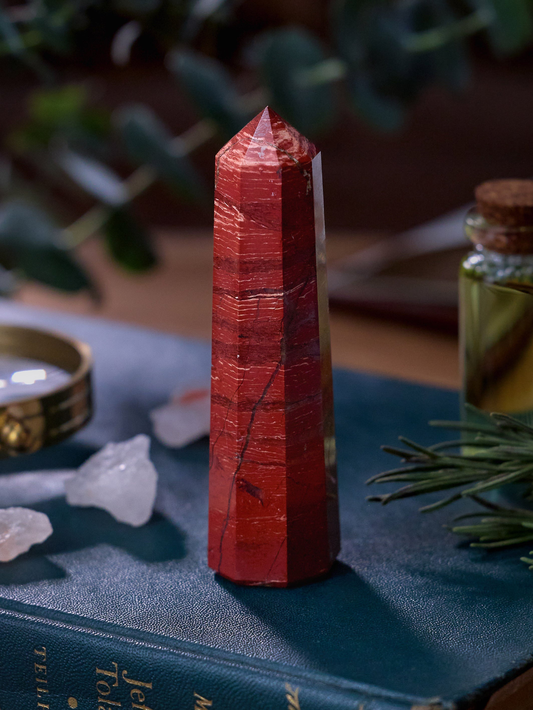 Semi-precious Stone - Snakeskin Jasper Tower