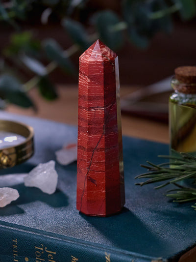 Semi-precious Stone - Snakeskin Jasper Tower