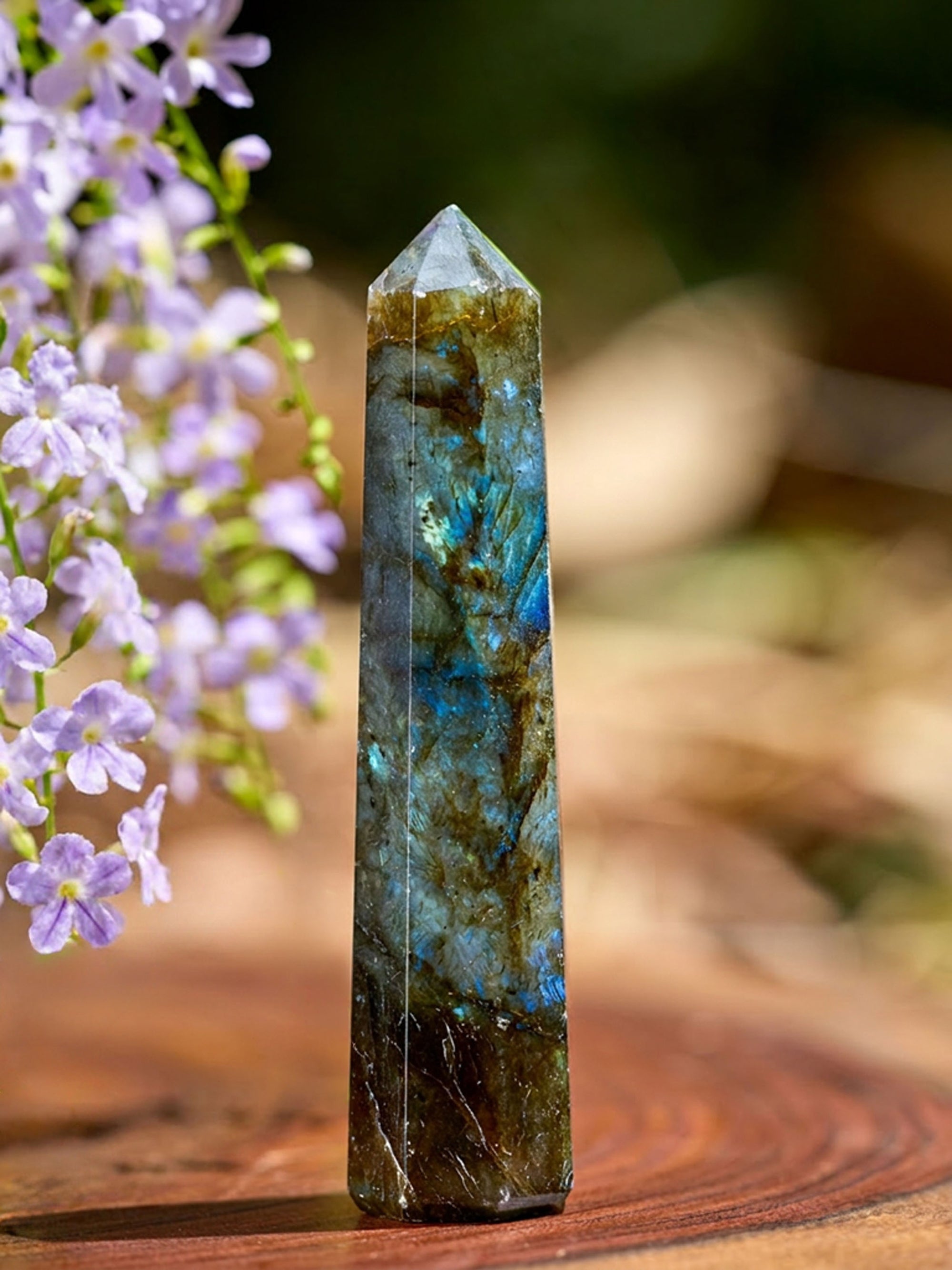 Semi-precious Gemstone - Labradorite Tower