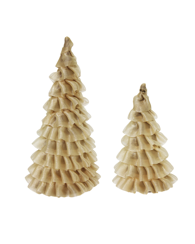 Fabric Christmas Tree/ Christmas Table Decor - Set of 2 (Small, Medium)