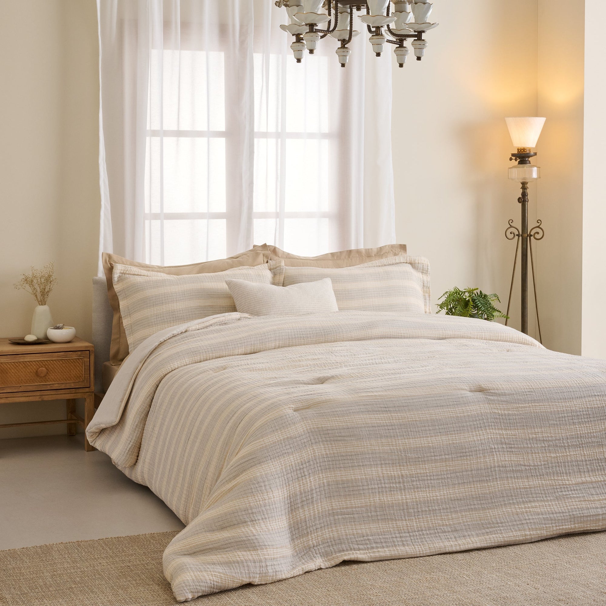 Louver | Cotton Bamboo | Gauze | Comforter