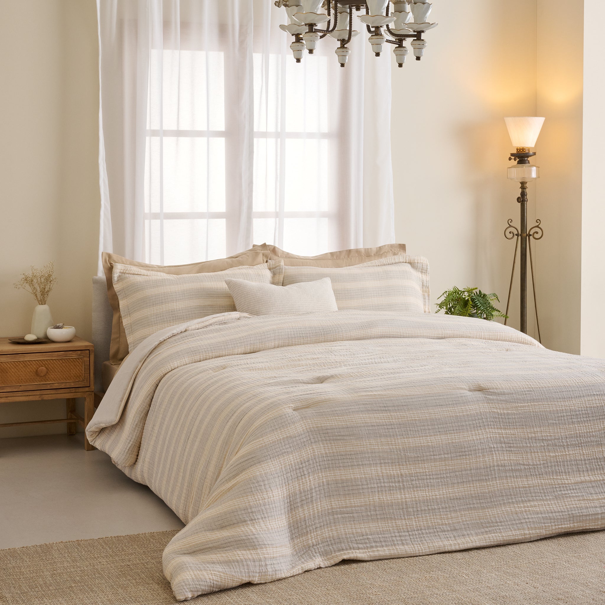 Louver | Cotton Bamboo | Gauze | Comforter