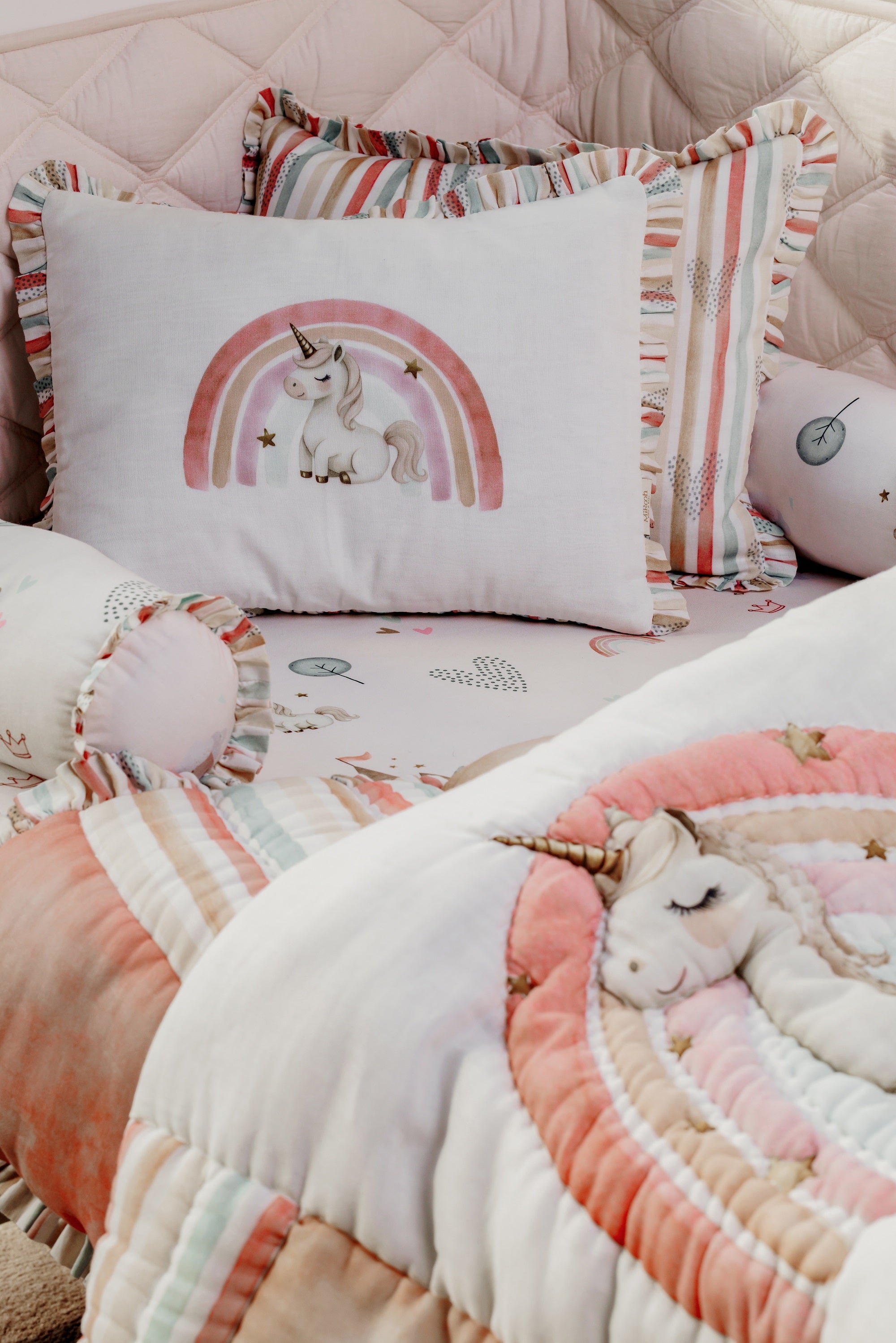 Cosmic Candy Organic Cotton Baby Pillow